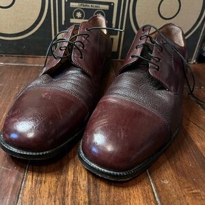 Pronto Uomo Dark Burgundy Oxfords